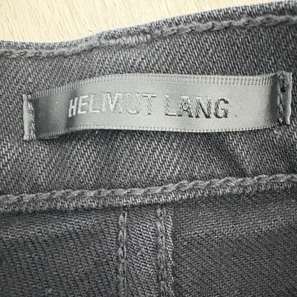 Helmut Lang Cut Out Black Denim Jeans - Picture 12 of 15